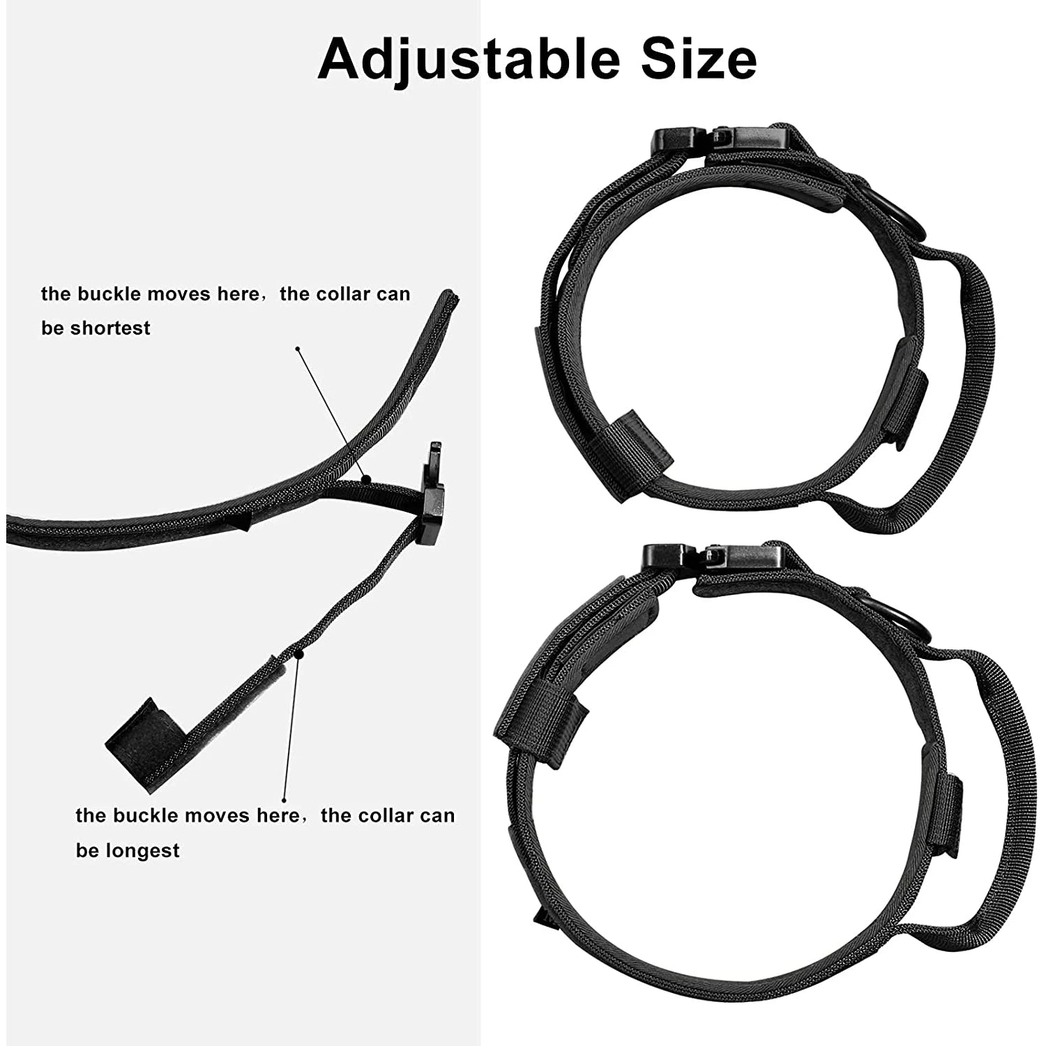 Collar Táctico Militar Perros Medianos Grandes