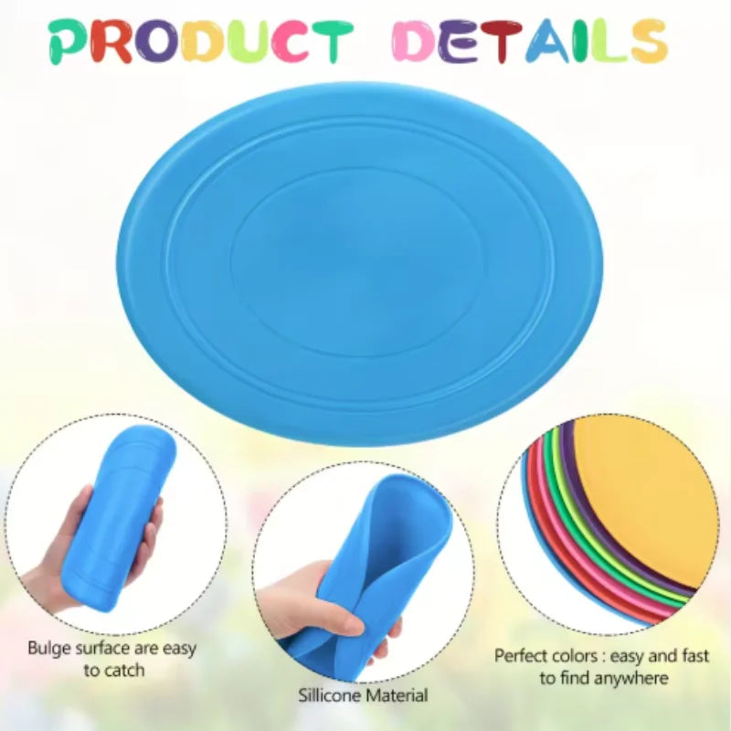 Silicone Flying Toy for Dogs - Durable Interactive Disc