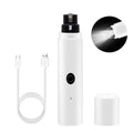 Coupe-ongles électrique pour chien - Rechargeable par USB avec lumière LED