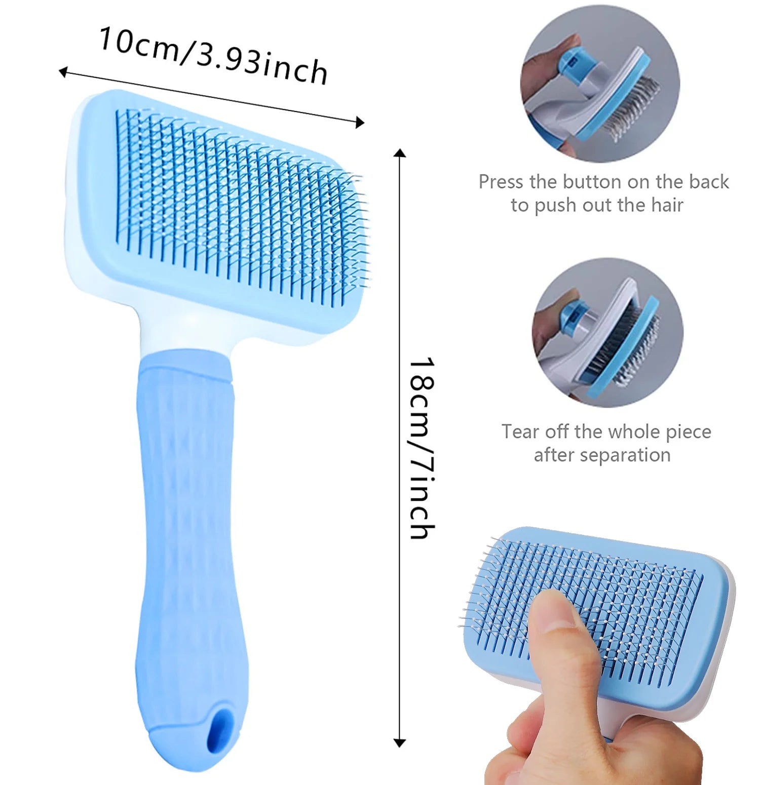 Hair Removal Brush for Dogs and Cats