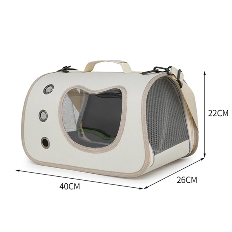Bolsa Transportín Portátil Plegable Perros Gatos