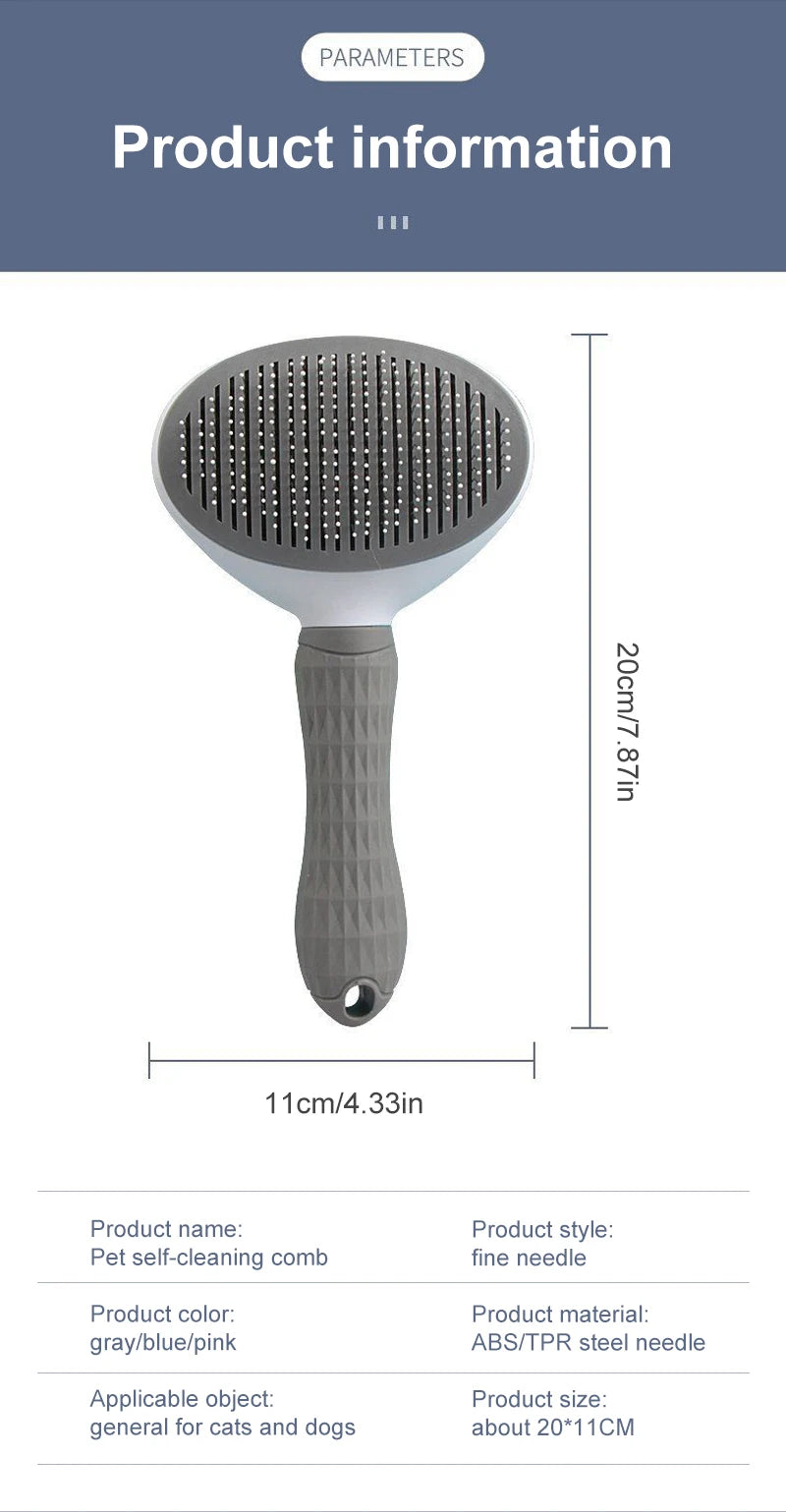 Hair Removal Brush for Dogs and Cats