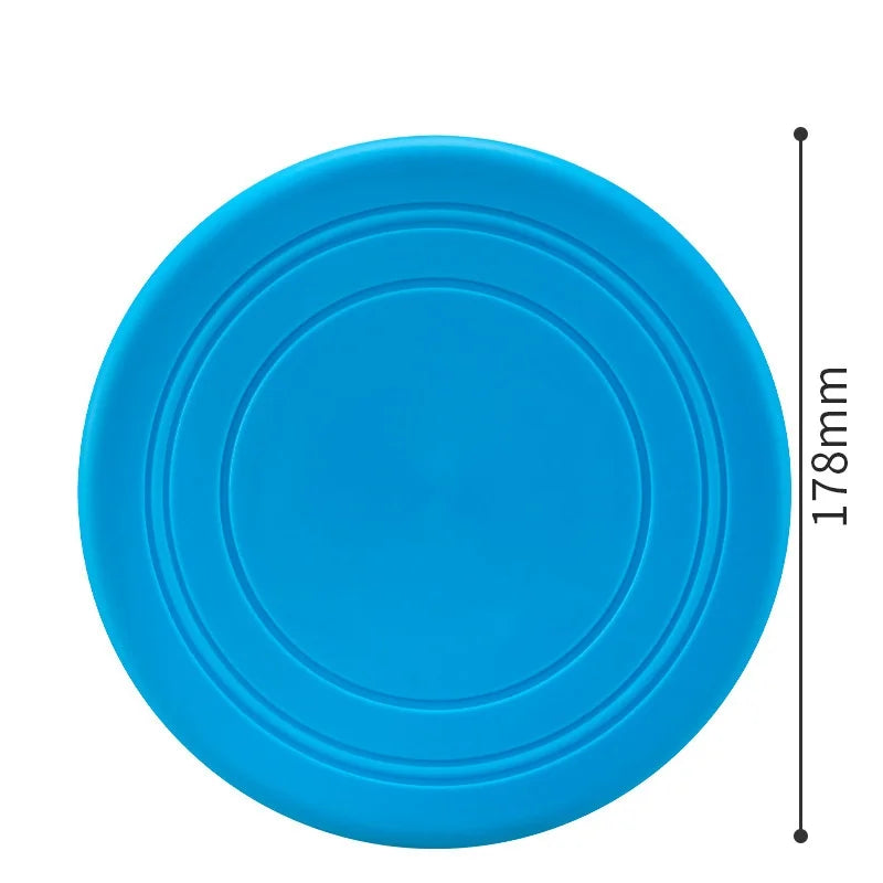 Disco Volador Silicona Perros Interactivo Resistente