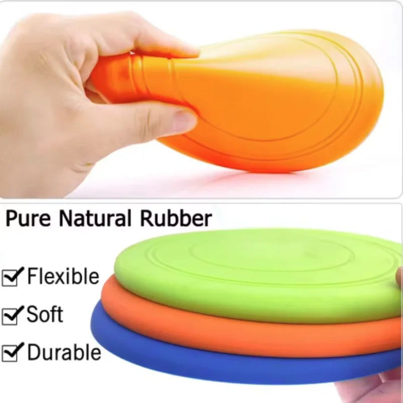 Silicone Flying Toy for Dogs - Durable Interactive Disc