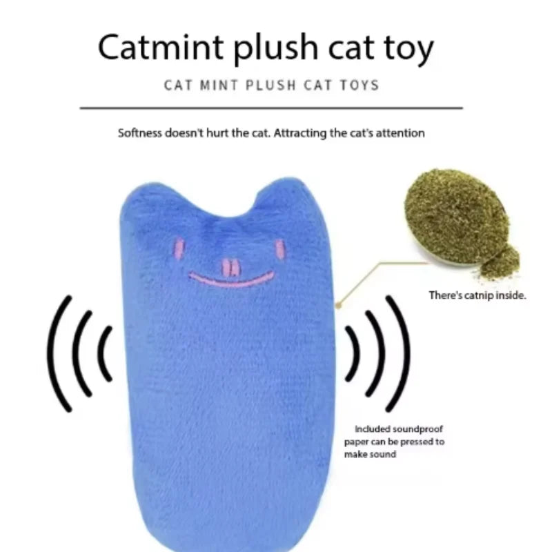 Juguete Peluche Hierba Gatera Interactivo Gatos