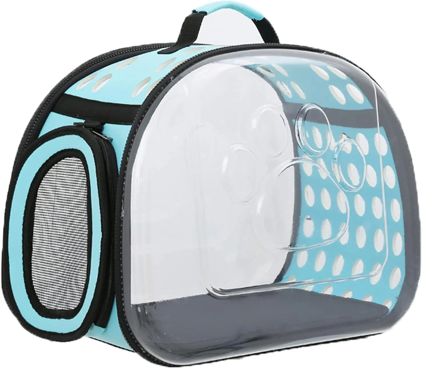 Bolsa Transportín Transparente Plegable Cesta