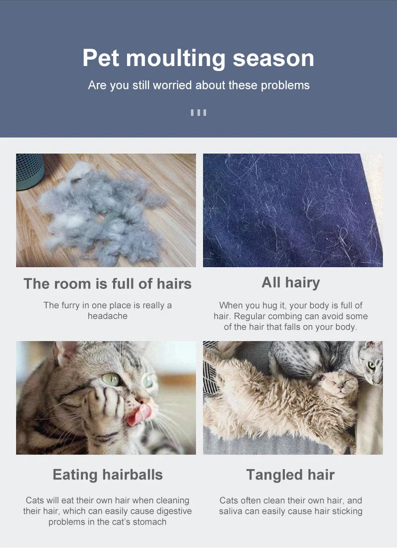 Hair Removal Brush for Dogs and Cats