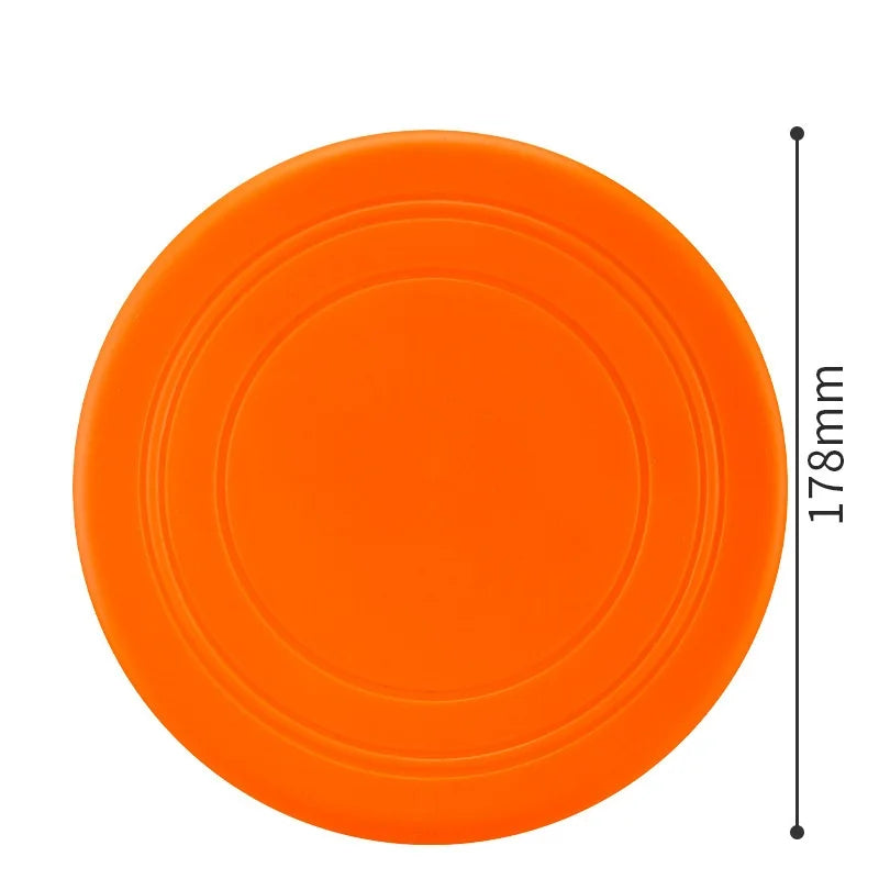 Silicone Flying Toy for Dogs - Durable Interactive Disc