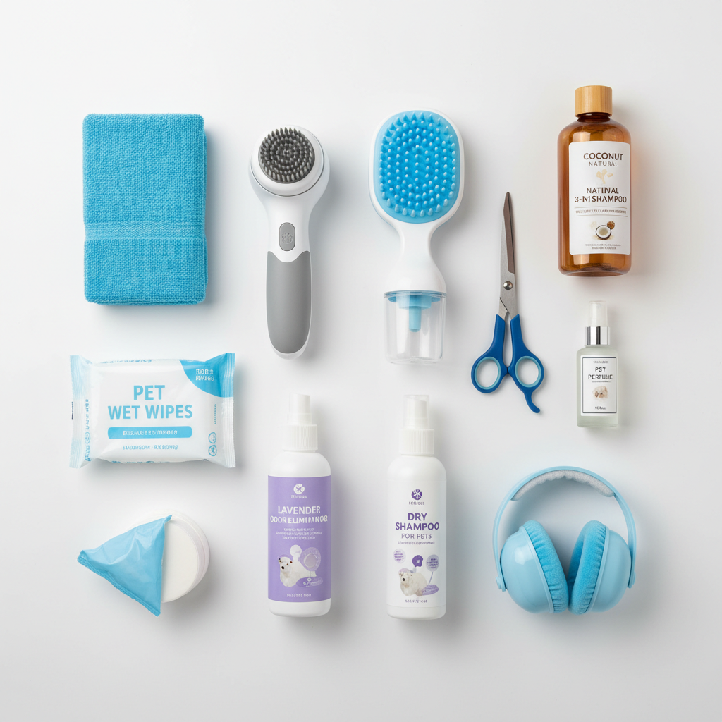 Kit Limpieza Básico para Mascotas – Higiene Fácil y Sin Estrés